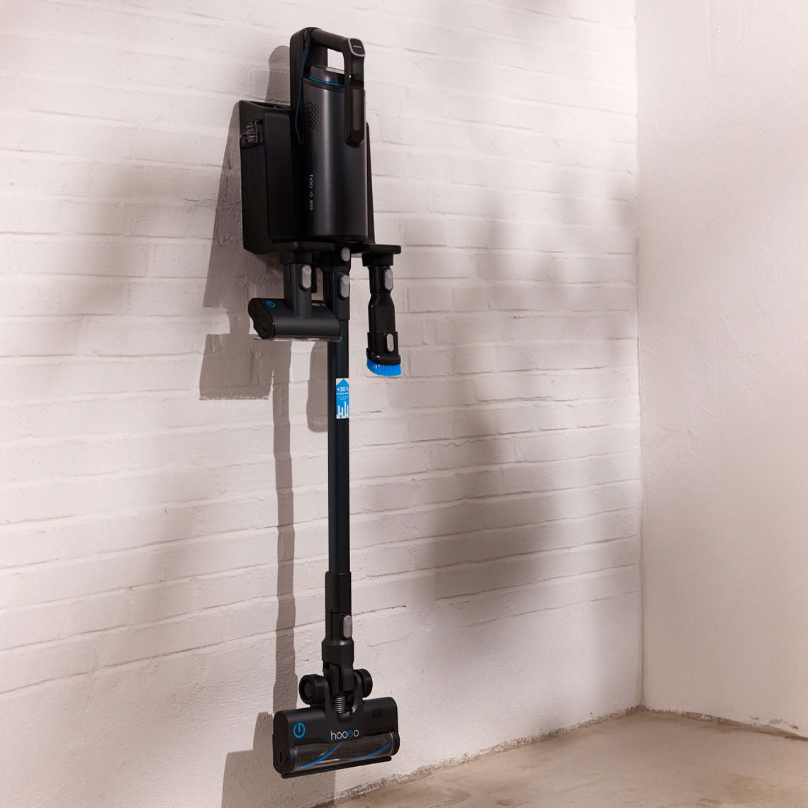Hoogo Akkustaubsauger BS5 – 60 min, 400 W, Behälter 1 l