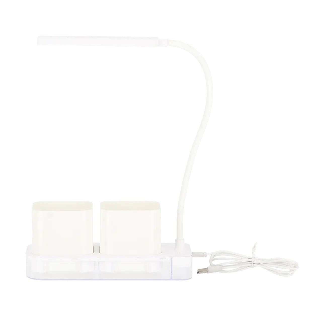 Esschert Design Pflanzenleuchte AGG115 – USB 5 V, Leuchtmittel inkl., Höhe 28,5 cm – Weiss