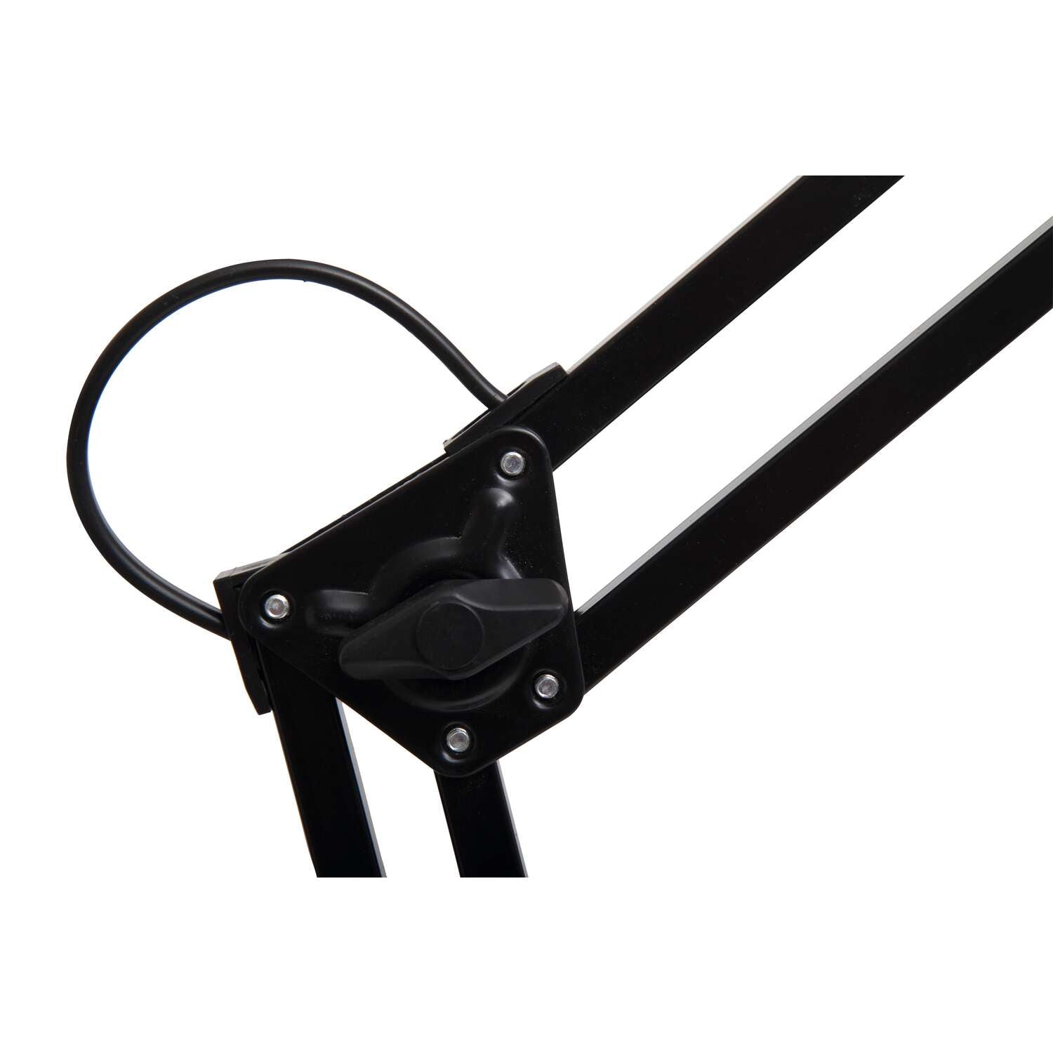 MAUL LED Tischleuchte Atlantic – drehbar, neigbar, Standfuss – 5'800 K – 400 lm 9 W – schwarz