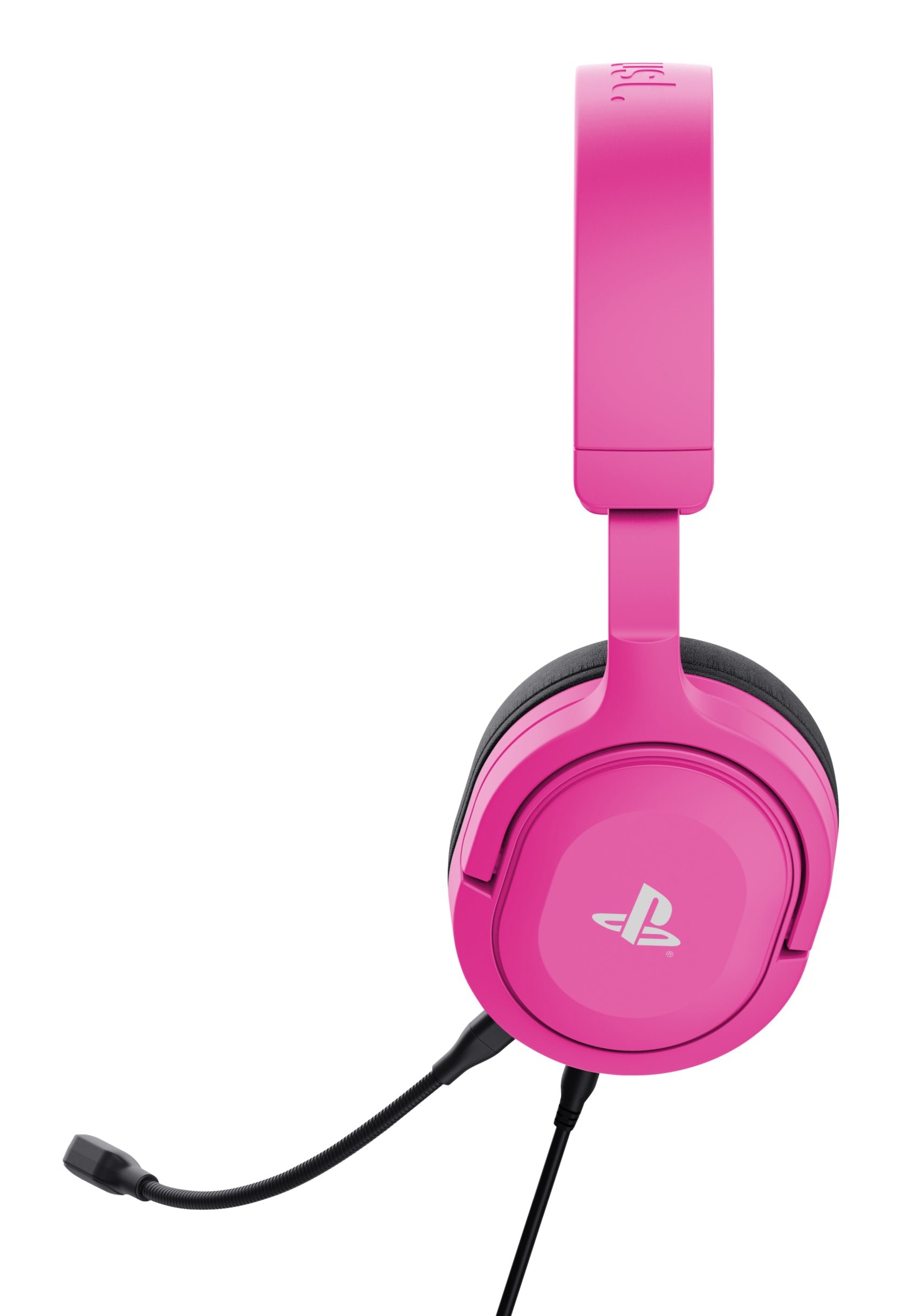 Trust GXT 498P Forta Gaming-Headset – Over-Ear, Stereo, Kabelgebunden, 3,5 mm Klinke, Rosa