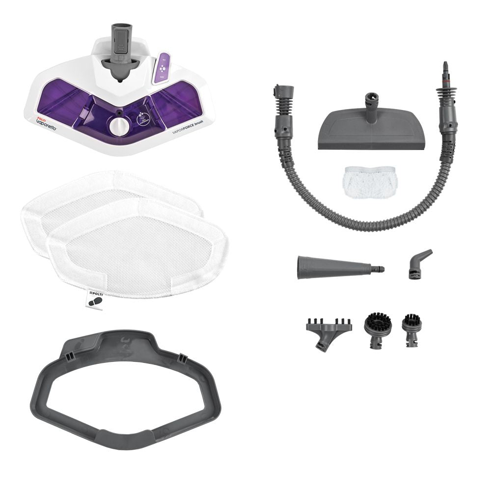 Polti Vaporetto SV440 Double – Dampfbesen – 1500 W, 0,3 l, Aufheizzeit 15 s, Weiss
