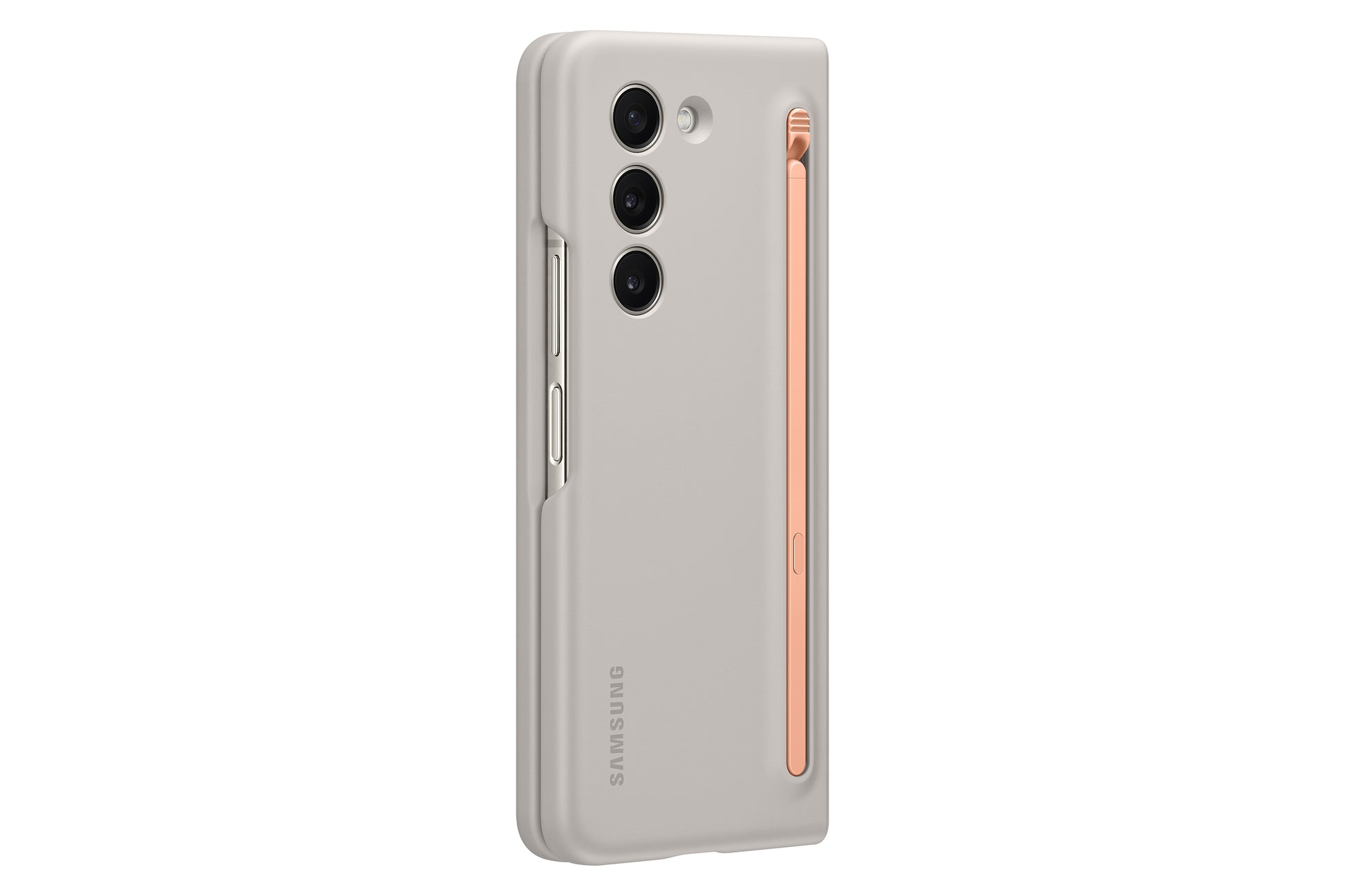 Samsung Backcover – für Samsung Galaxy Z Fold5 – beige – stossfest, kratzresistent