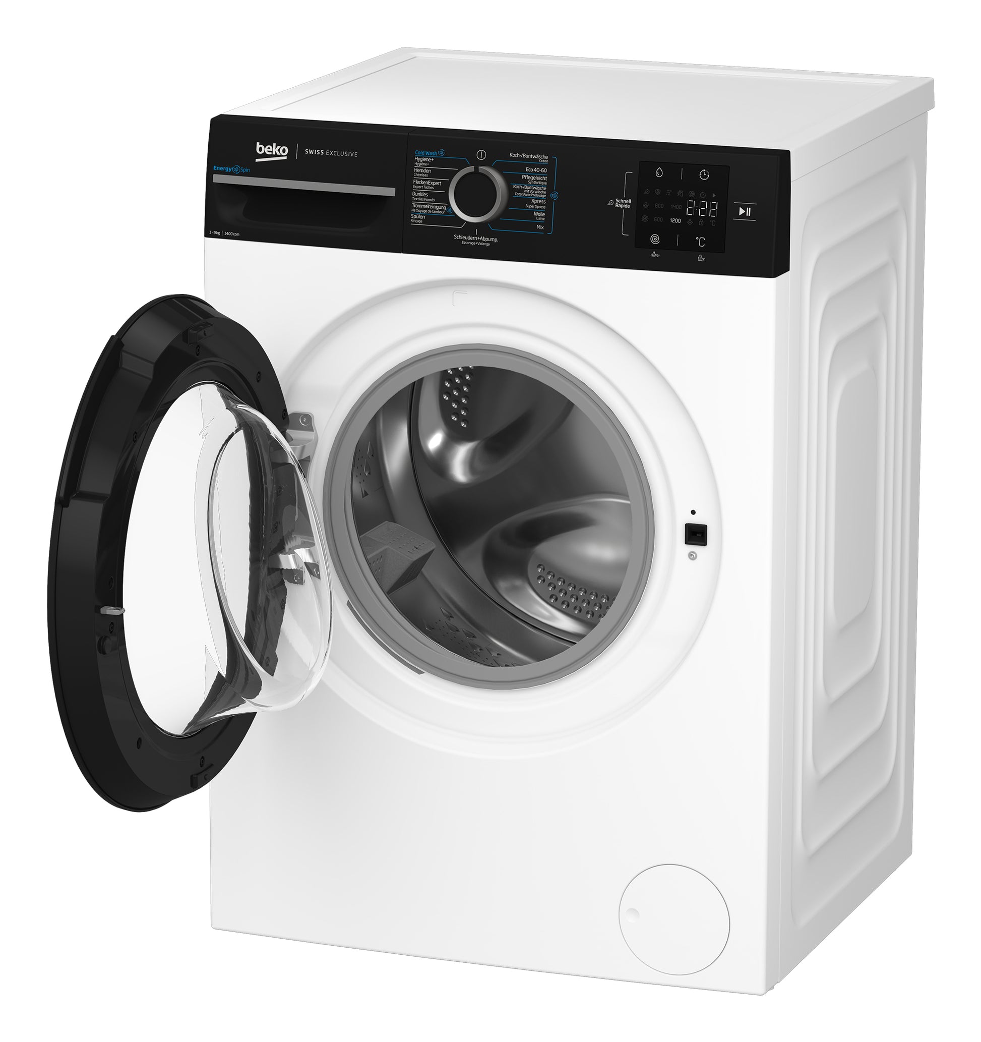 Beko Waschmaschine WM229 – 9 kg, Energieeffizienz A, 1400 U/min – weiss