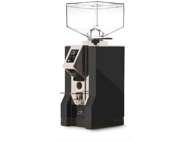 Eureka Kaffeemühle Mignon Specialita – 300 g, Scheibenmahlwerk, 260 W – Schwarz/Chrom