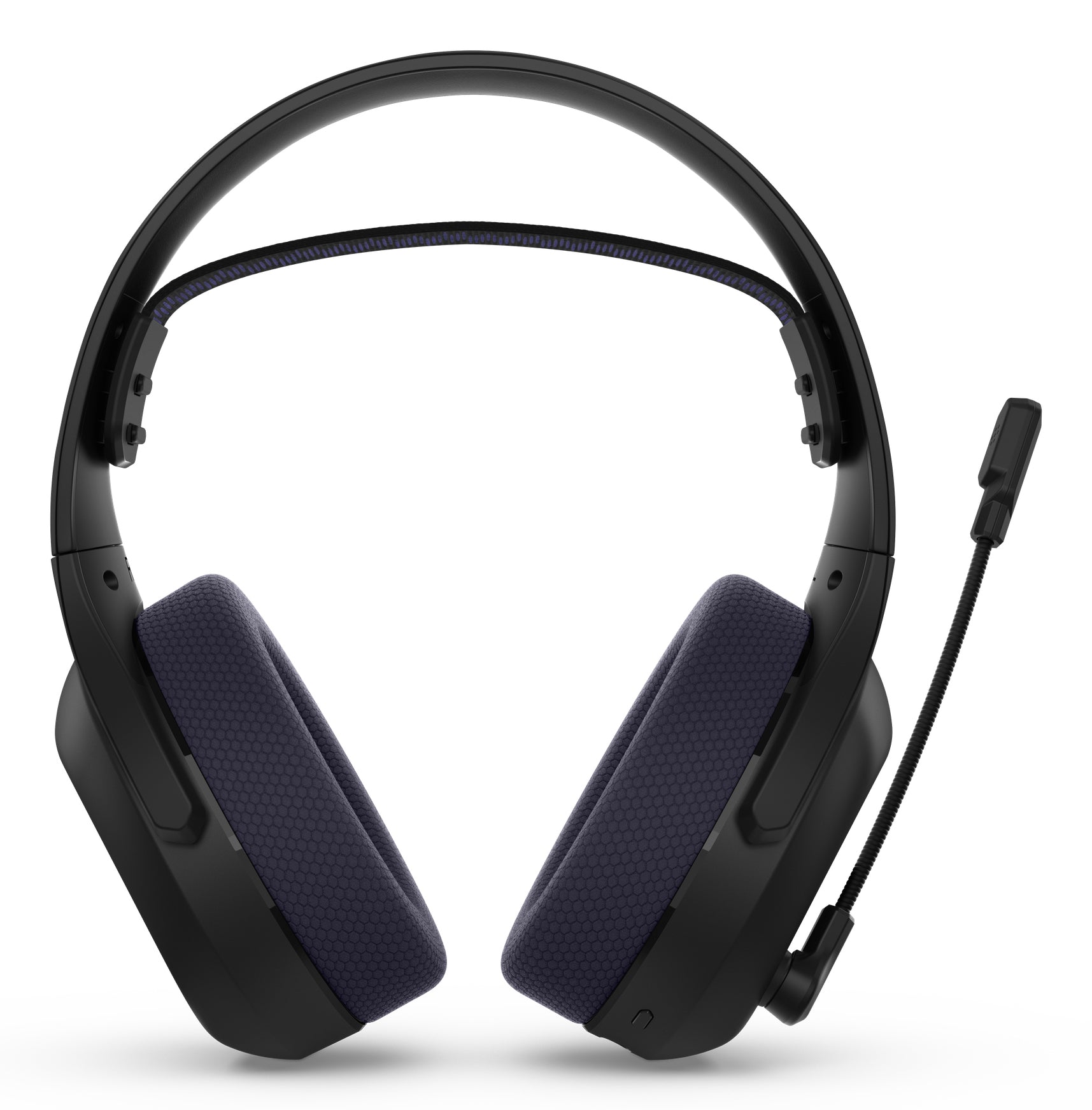 Lenovo Legion H410 Gaming-Headset – Over-Ear, Stereo, BT, mit USB-A-Dongle, Schwarz/Violett, BT 5.2