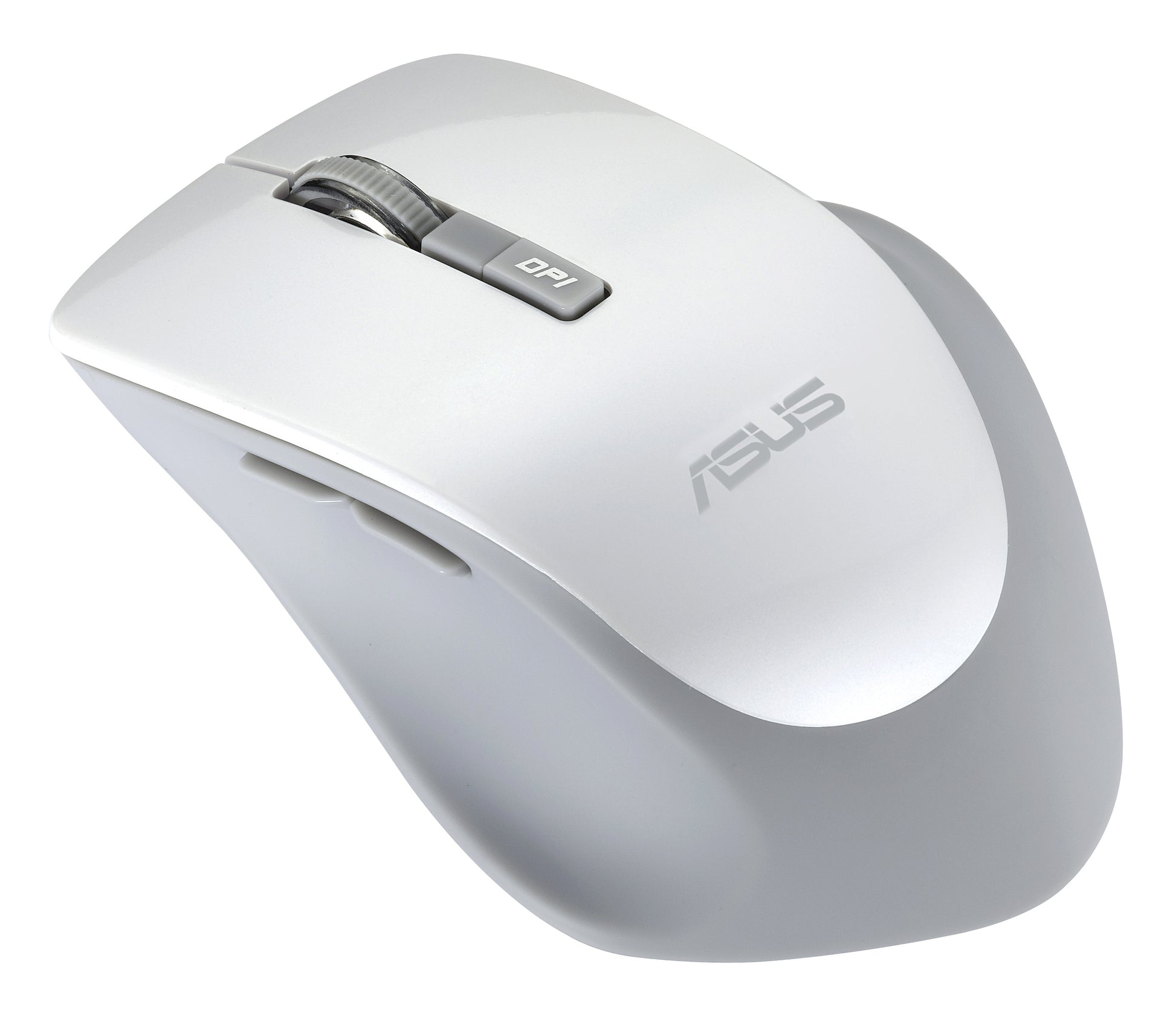 ASUS WT425 – Maus – Kabellos (2,4 GHz), 1600 DPI, Rechts, Perleffekt, Weiss