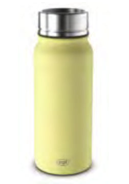 Alfi Trinkbecher PURE – 500 ml, Edelstahl, Gelb, mit Deckel, vakuumisoliert, auslaufsicher