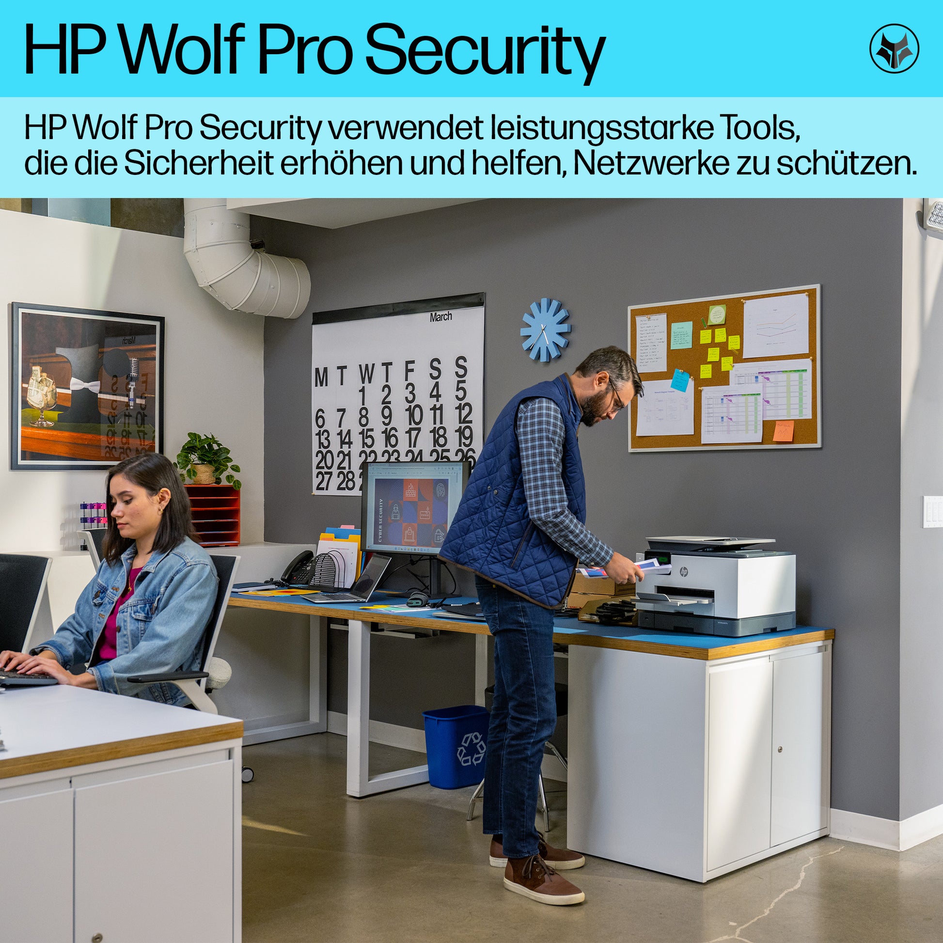 HP Officejet Pro 9130B – Farbiges Tintenstrahl-MFP A4, 3-in-1 – WLAN – Duplex