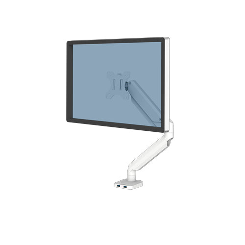 Fellowes Monitorarm Platinum Serie – Weiss, 8 kg Tragkraft