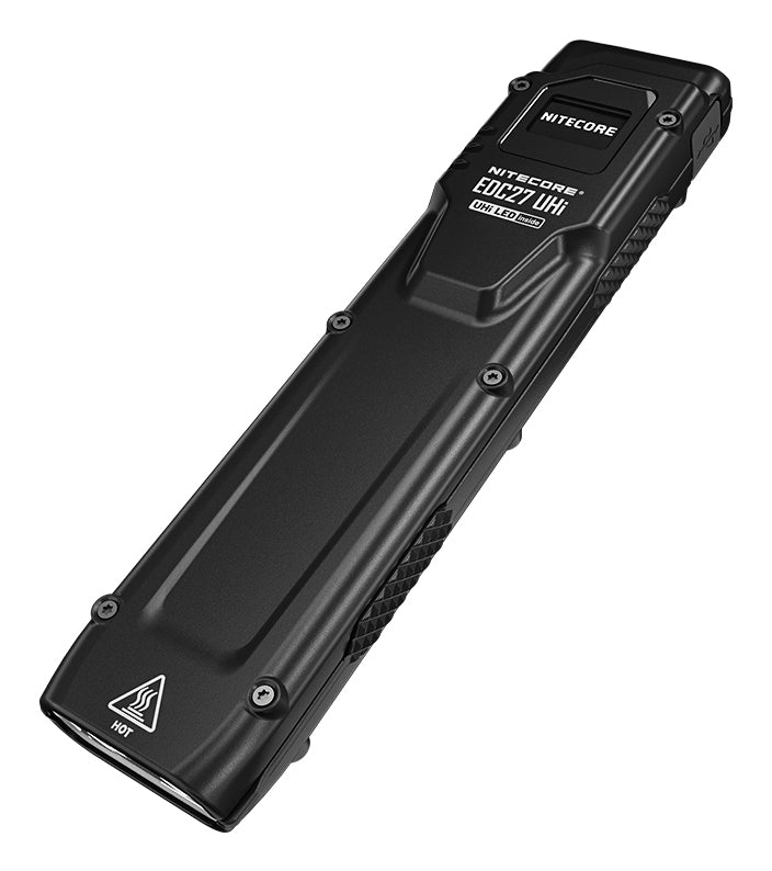 Nitecore Taschenlampe EDC27 UHI – 3100 lm, 305 m, IP54, USB, Akku, 6 Modi – Schwarz