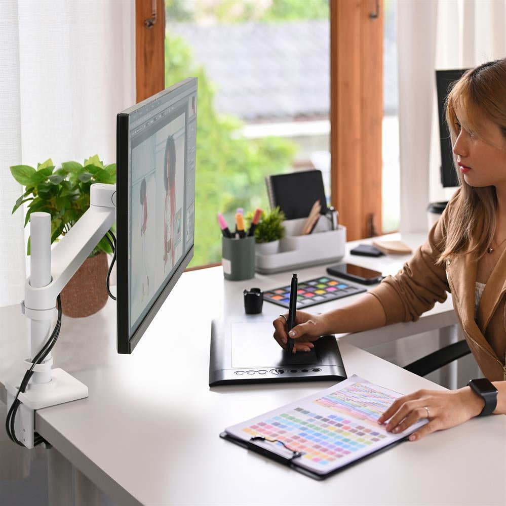 Ergotron NX – Tischhalterung – bis 34", weiss