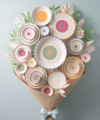 Villeroy & Boch Fleur Untertasse – Porzellan, grün