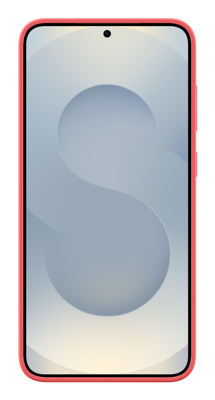 Samsung Backcover – für Samsung Galaxy S25+ – rot – Silikon, stossfest