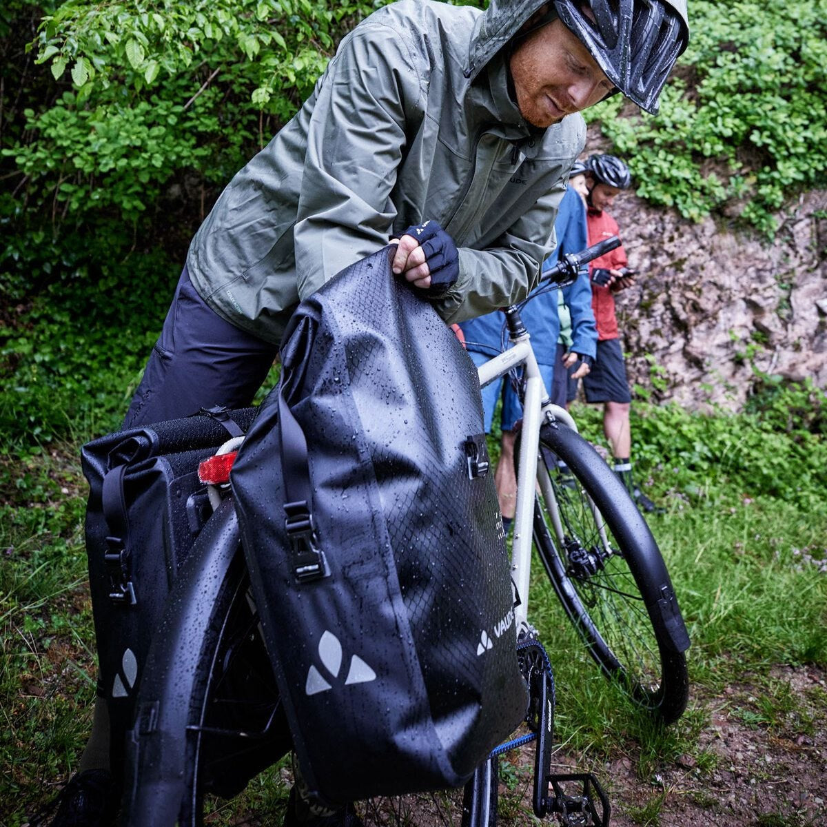 VAUDE Herren-Wetterjacke Escape Bike Light – Hellgrün, Grösse M