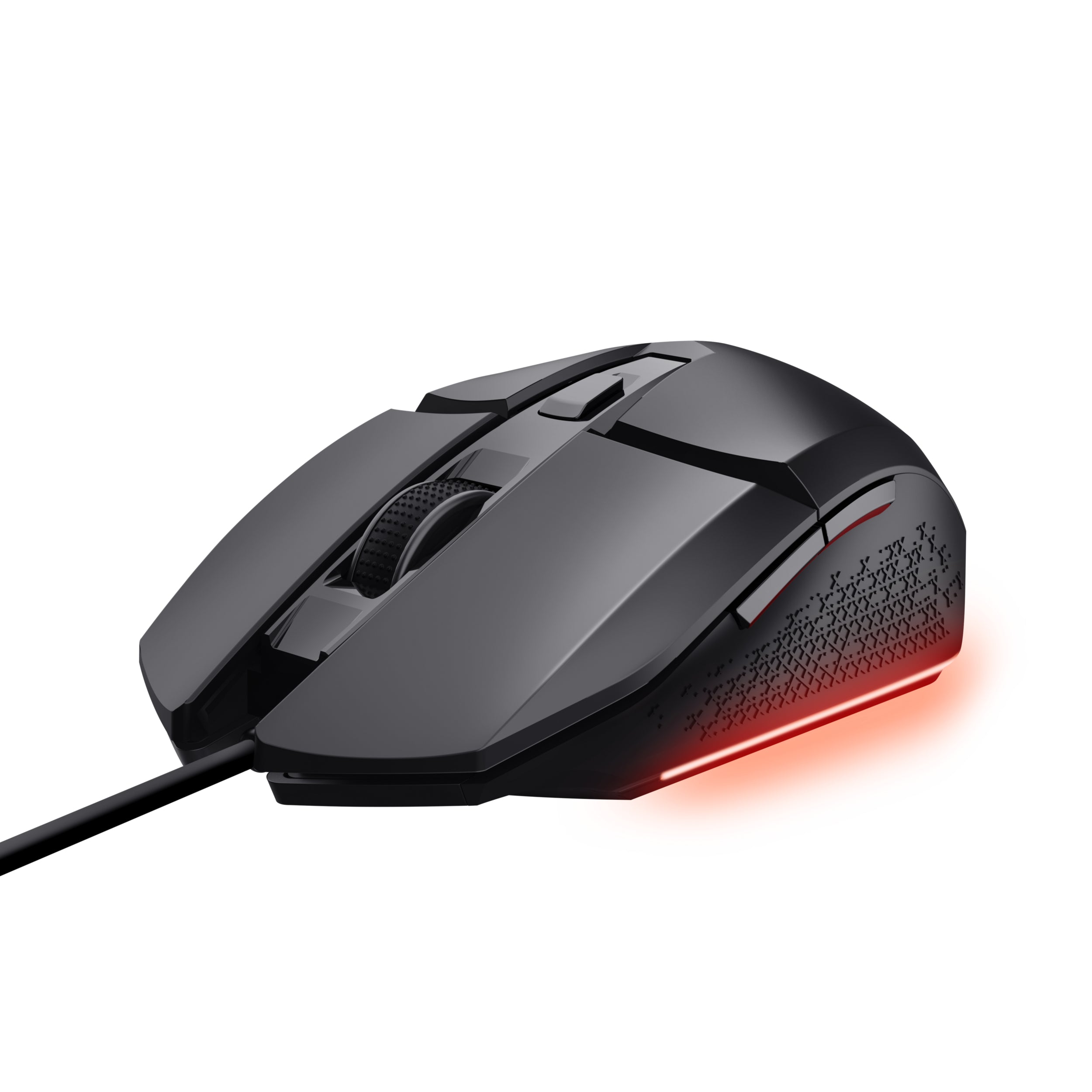 Trust GXT109 Felox Gaming-Maus – kabelgebunden, beidhändig, programmierbare Tasten, RGB-Beleuchtung, schwarz