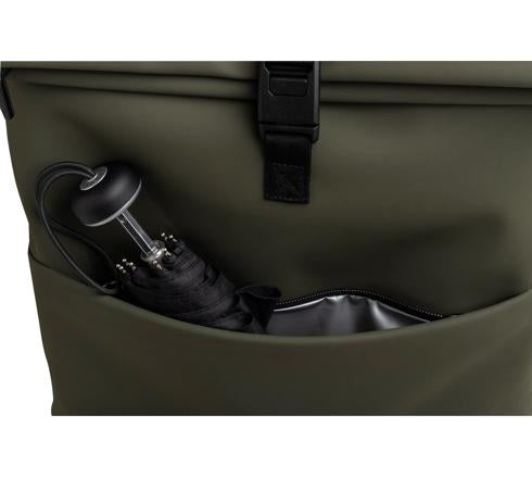 Exacompta Notebook-Rucksack EXACTIVE YOUNG – wasserabweisend, Polyurethan – Khaki, 370 × 460 × 160 mm
