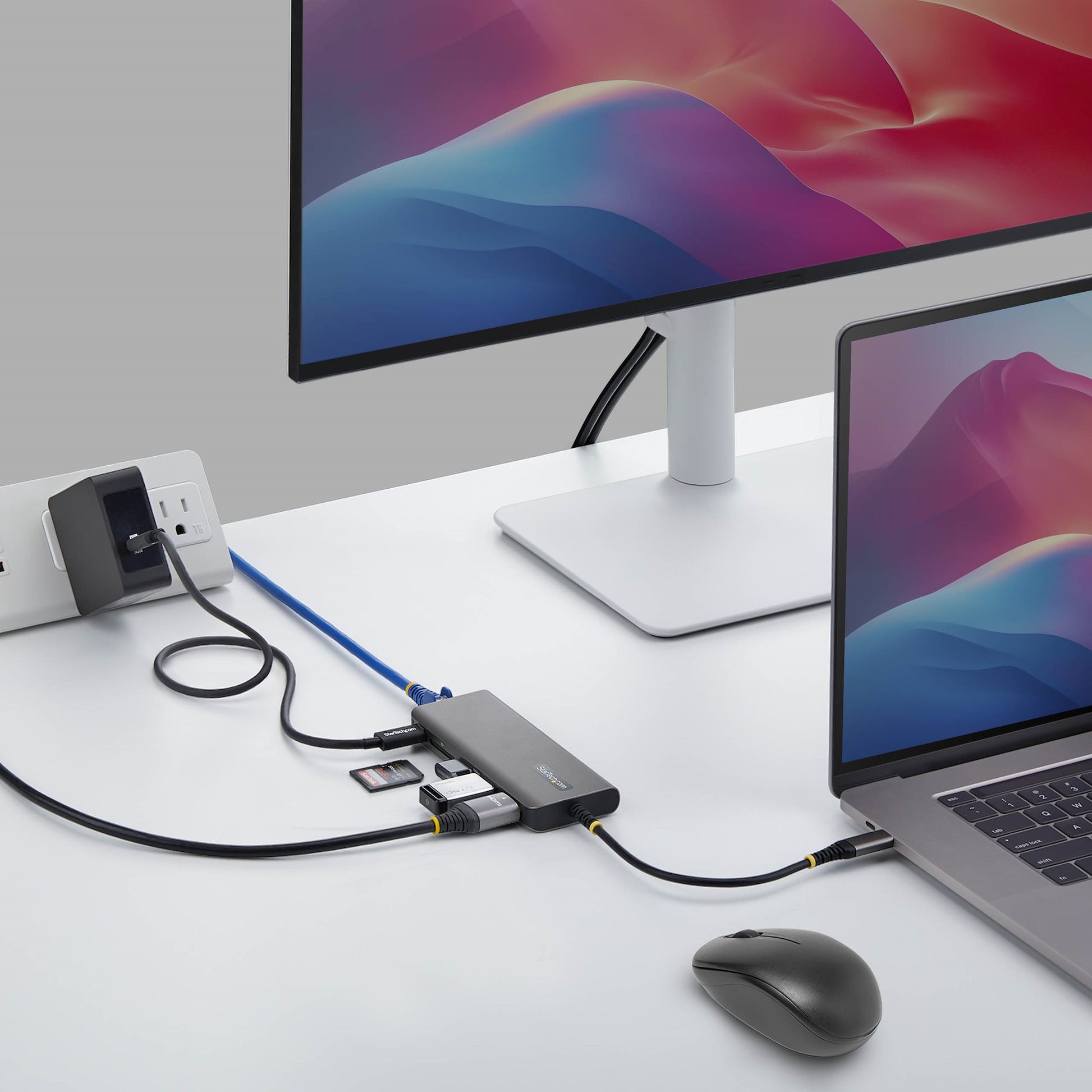 StarTech.com 177B-USBC-MULTIPORT USB-Hub – USB-C, 1× HDMI, 2× USB-A, 140 W PD, 2.5GbE, für Windows/Mac/iPadOS