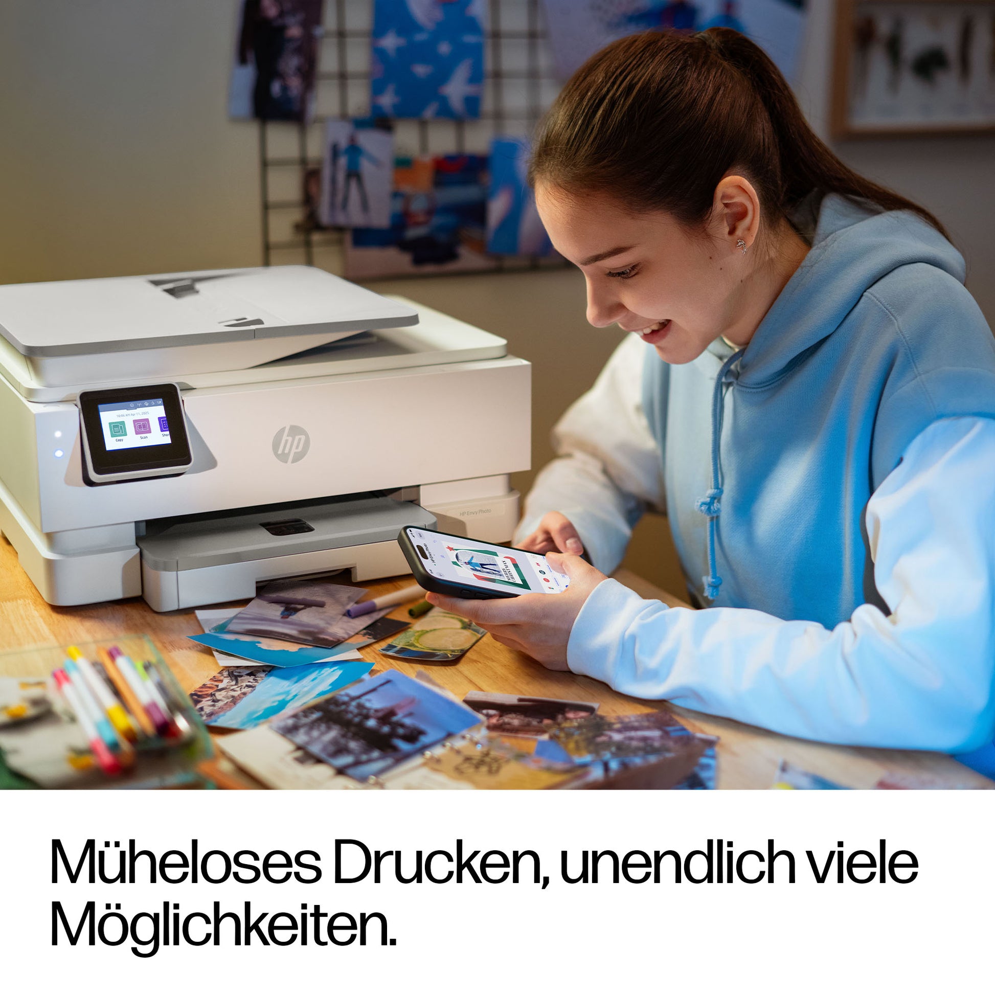 HP Envy Photo 7930 – Farbiges Tintenstrahl-MFP, 3-in-1 – USB/WLAN – 10 Seiten/Min S/W