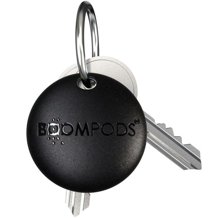 Boompods Tag & Card Bundle Pack – Bluetooth-Tracker – für Apple Wo ist? – IPX7 – 2er Pack – Schwarz