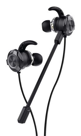 Trust GXT 406 Pine – In-Ear Gaming-Headset, 3,5 mm – für PS4 – schwarz, abnehmbares Mikrofon