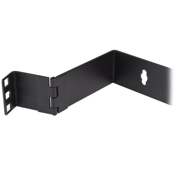 StarTech.com 19" Rangierpanel, 1U, Wandmontage, mit Scharnier, 501×152×44 mm – Schwarz