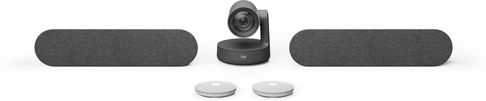 Logitech RALLY PLUS – Konferenzraum-System – 4K, inkl. MicPod, weiss