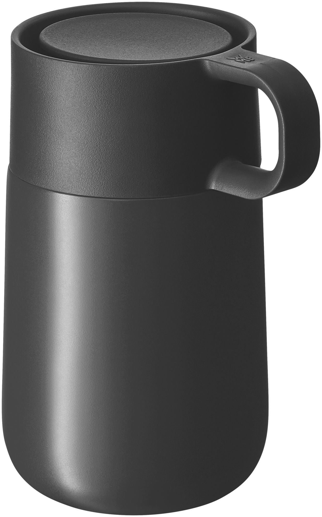 WMF Thermobecher Impulse – 300 ml, Ø 7,8 cm, Edelstahl 18/10/Kunststoff, mit Klappdeckel, vakuumisoliert