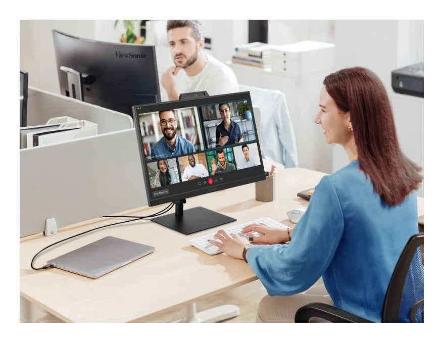 Viewsonic Monitor, 27", 2560 × 1440 (WQHD), 250 cd/m², USB-C