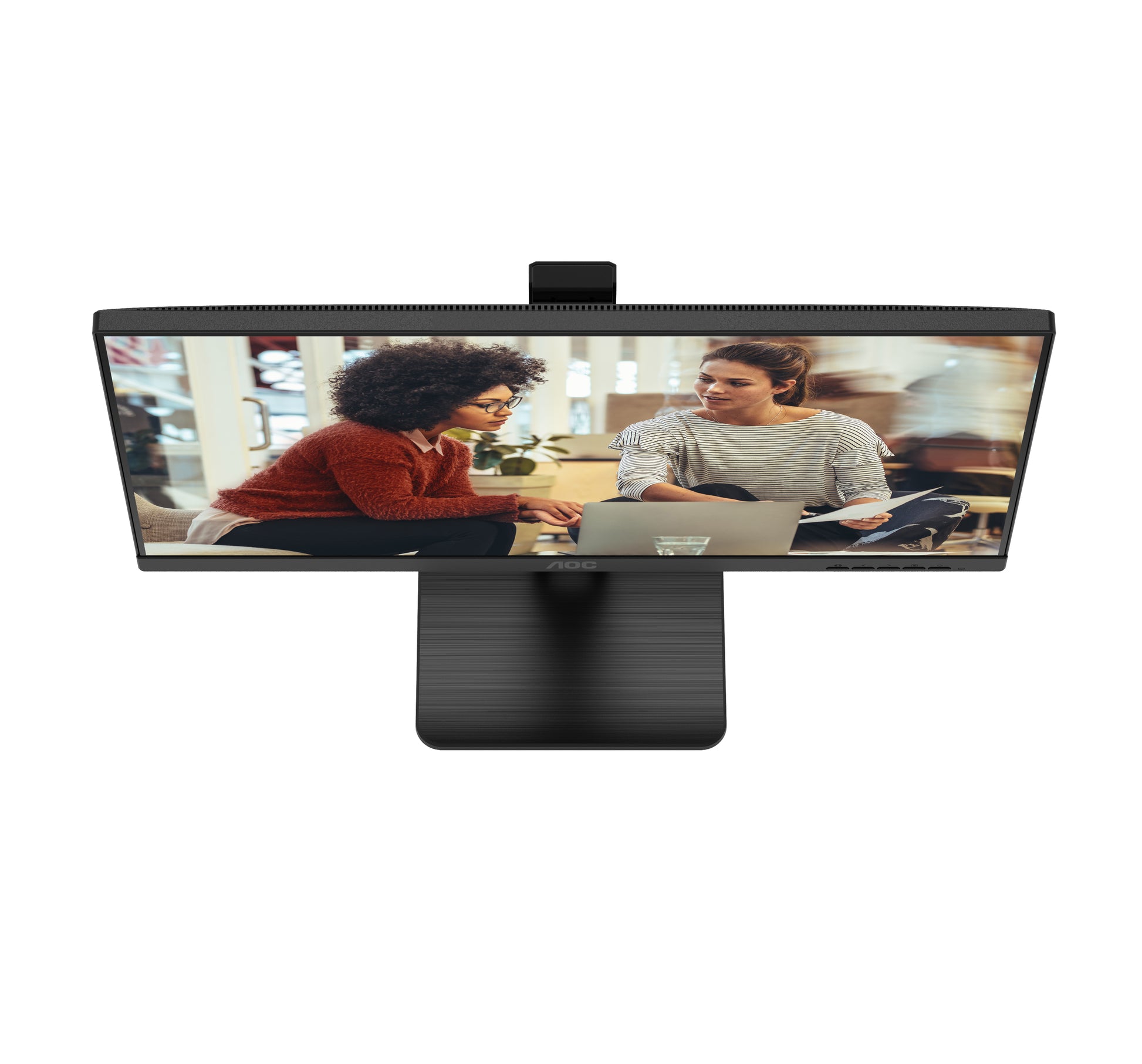 AOC U27E3UF – Monitor, 27", 60 Hz, 350 cd/m², Adaptive Sync, Daisy Chain, USB-Hub, VESA 100 × 100, Schwarz