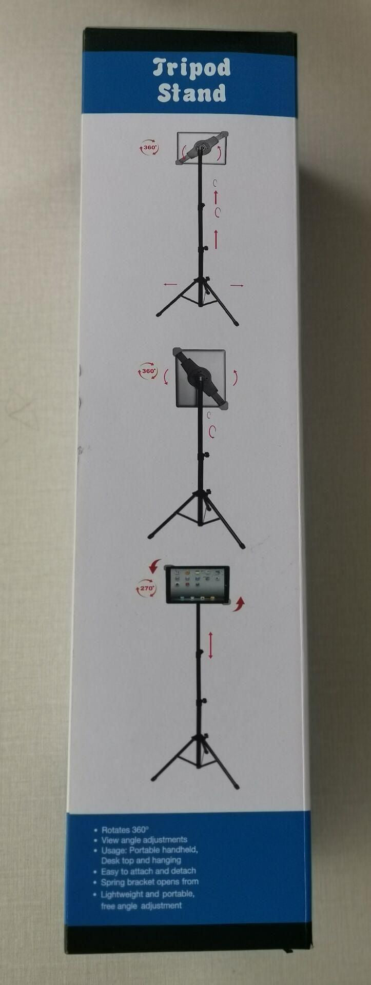 CoreParts Tablet-Ständer – für Tablets 9,4–14,5", höhenverstellbar 55–150 cm – Schwarz