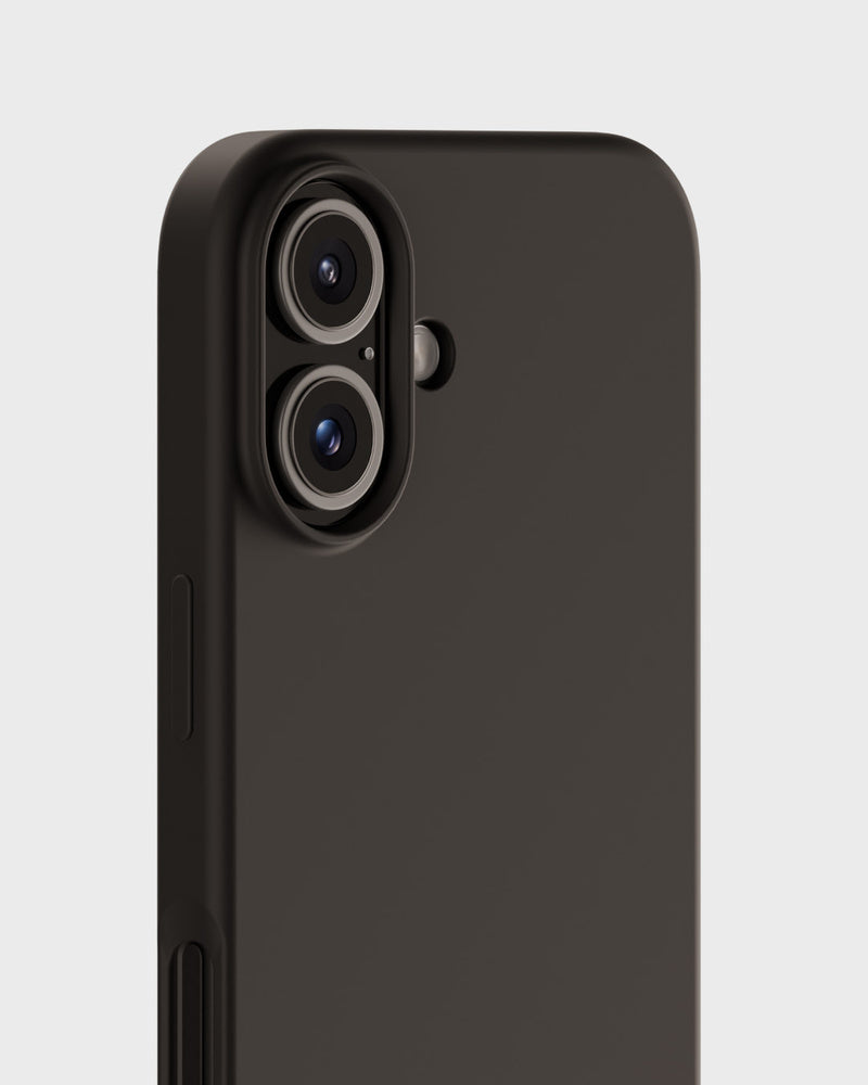 Holdit Handyhülle – iPhone 16, Silikonhülle, Schwarz