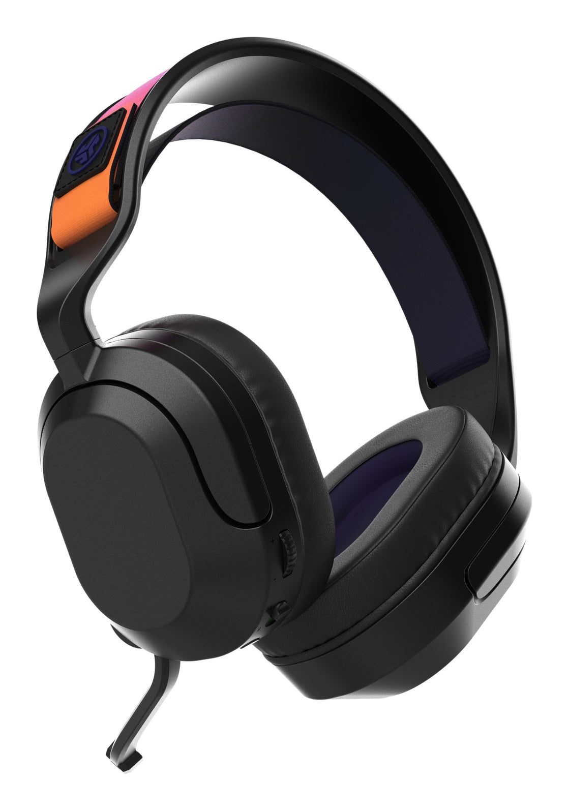 JLab Nightfall – Gaming-Headset – Bluetooth, USB-C – Schwarz, für PlayStation/PC – bis 70 h