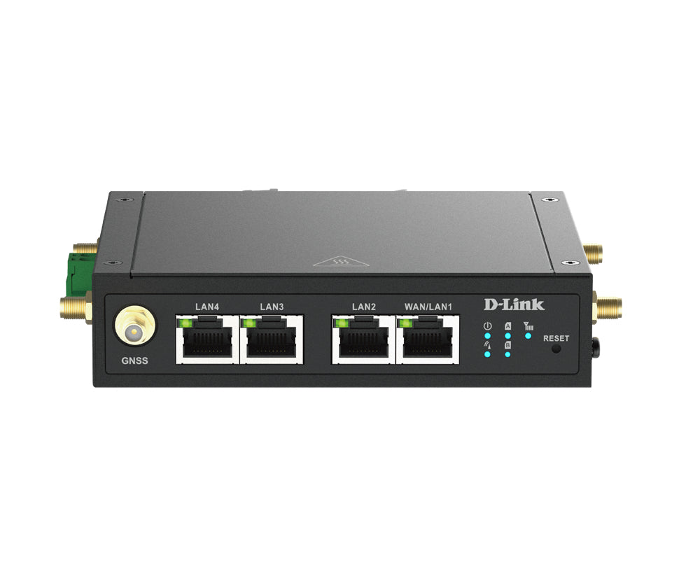 D-Link DWM-530-T – VPN-Router – 4×LAN, Dual-SIM-Failover, IPSec/OpenVPN, DIN-Schiene
