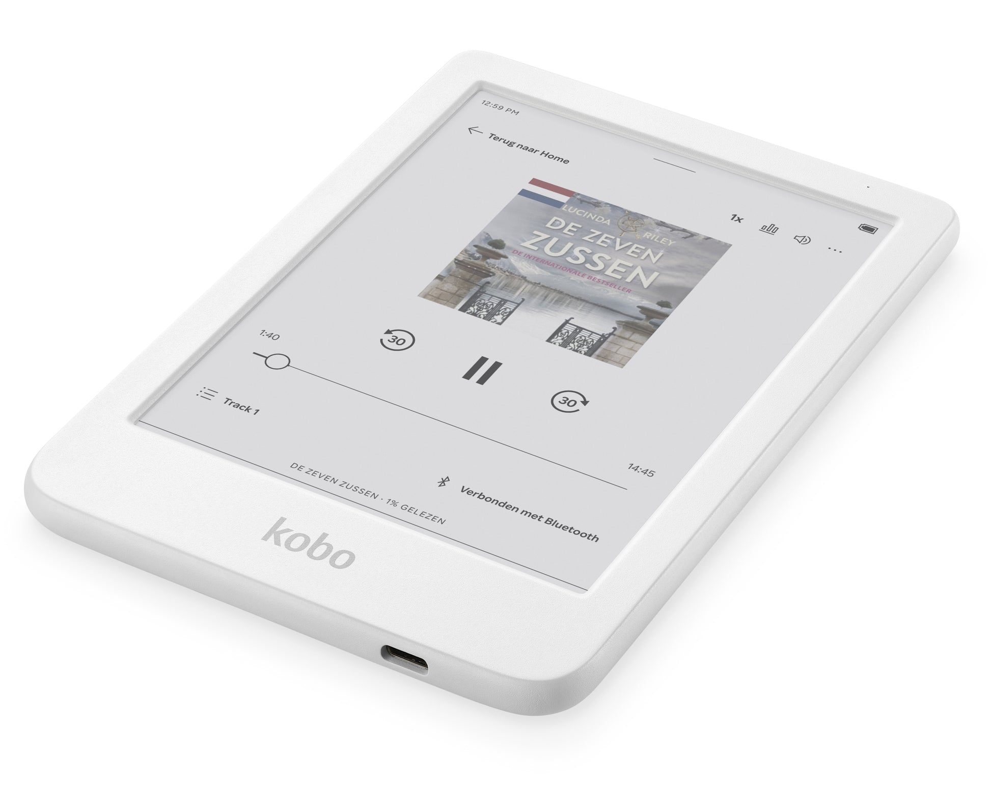 Kobo Clara Colour Weiss – 6" E Ink Kaleido 3, 16 GB, wasserfest