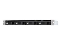 QNAP TR-004U – 4-Bay Rack 1U Gehäuse – für 2,5"/3,5" HDD/SSD, SATA