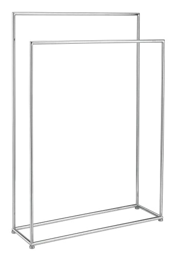 Blomus Handtuchständer Modo – 2 Arme, 60×18×84 cm, Edelstahl, Silber