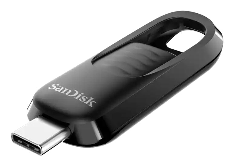 SanDisk Ultra Slider USB-Stick – 128 GB, USB 3.2 Gen 1, USB-C, einziehbar