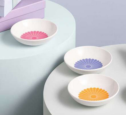 Villeroy & Boch Fleur Cassis Dessertschale – Porzellan, Pink, 6 Stück