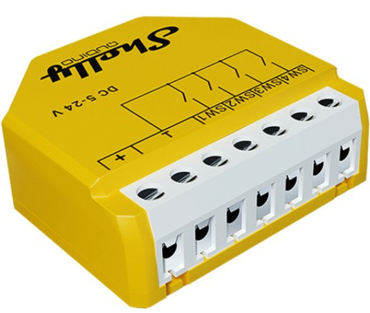 Shelly Wave i4 DC – Smart-Taster – Z-Wave, 4 Eingänge, DC 5–24 V