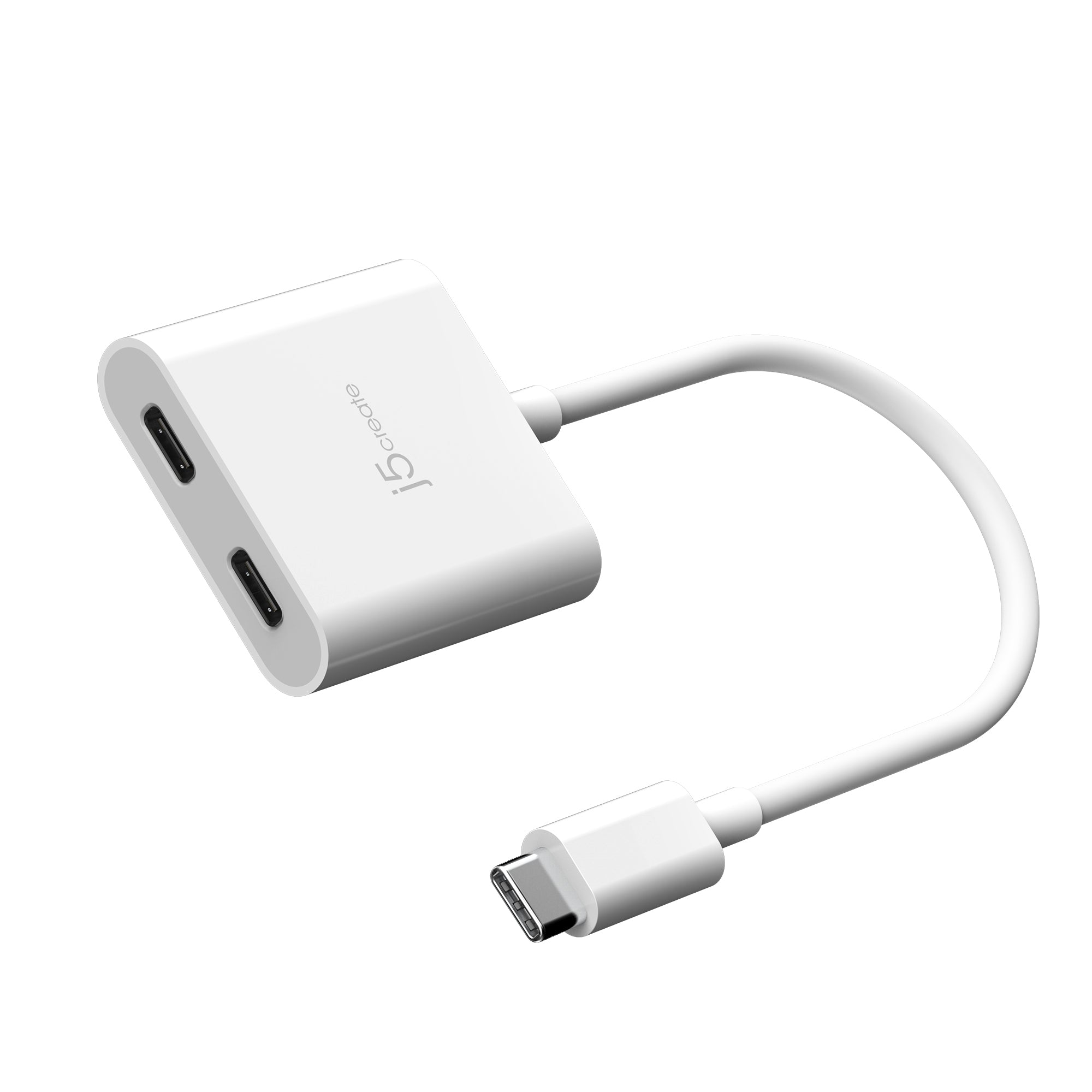 j5create USB-C Multiport-Adapter – 2× USB-C (Video/Power Delivery)