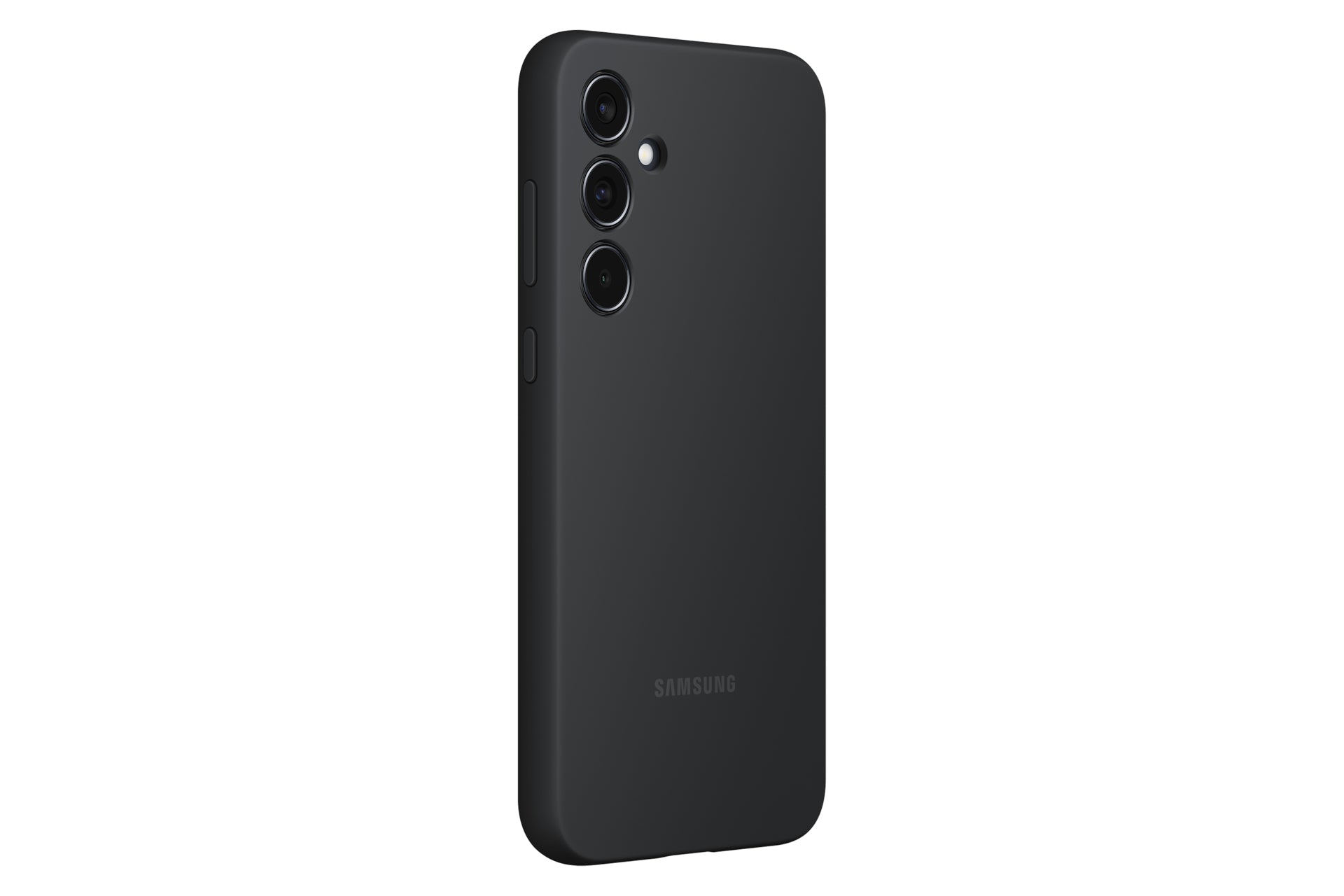 Samsung Backcover – für Samsung Galaxy A35 5G, Silikon, Schwarz, stossfest, kratzresistent