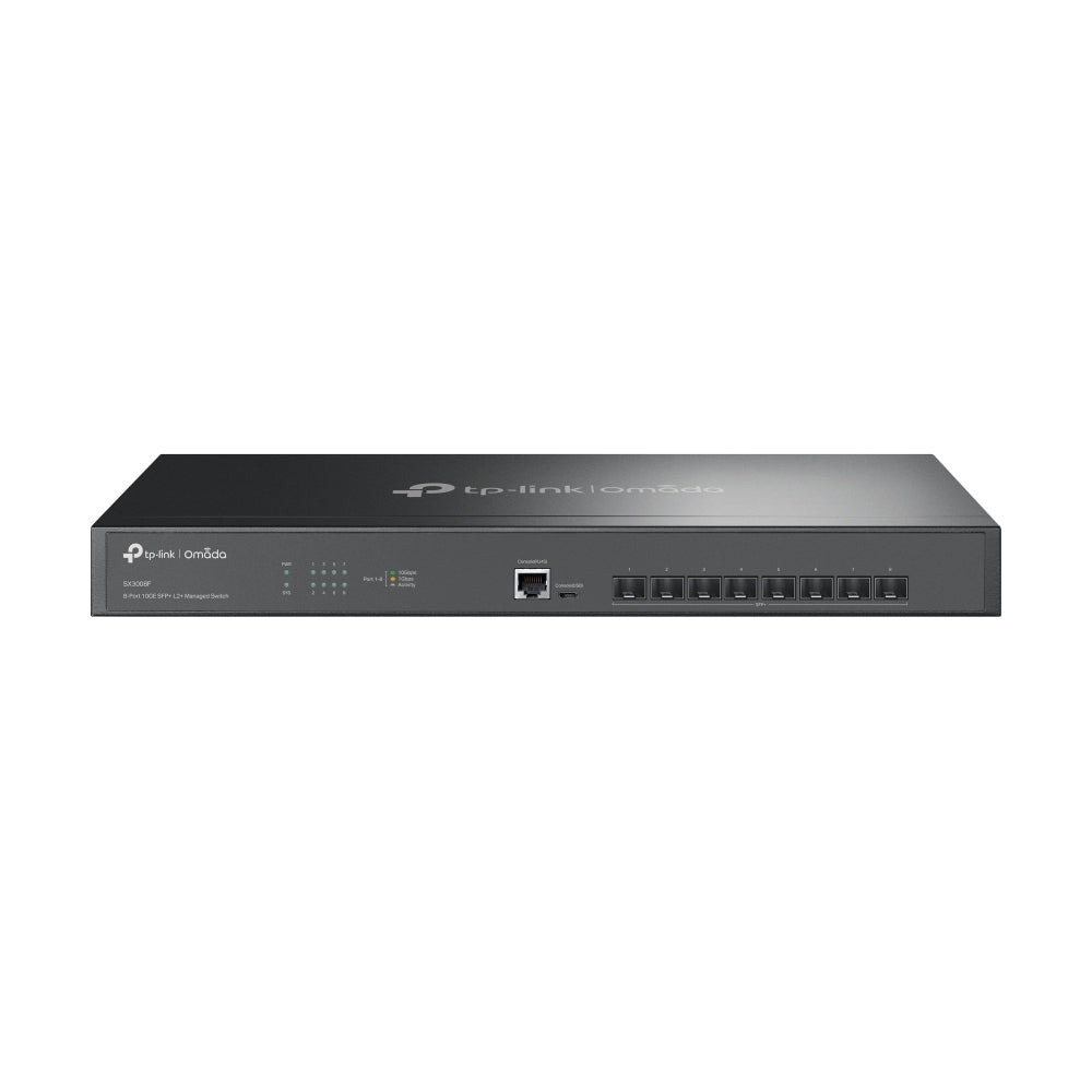 TP-Link SX3008F – Managed Switch – 8×SFP+, L2/L3, 1U