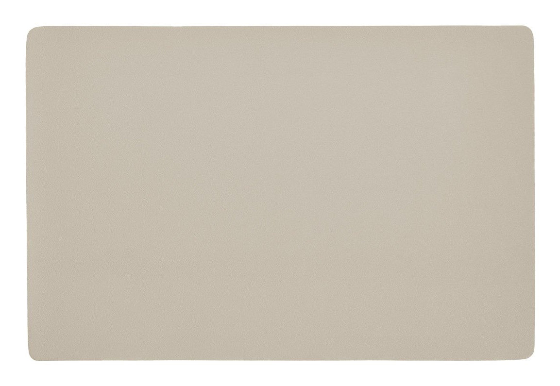 Zeller Present Tischset – 30×45 cm, Kunstleder (PU), Creme
