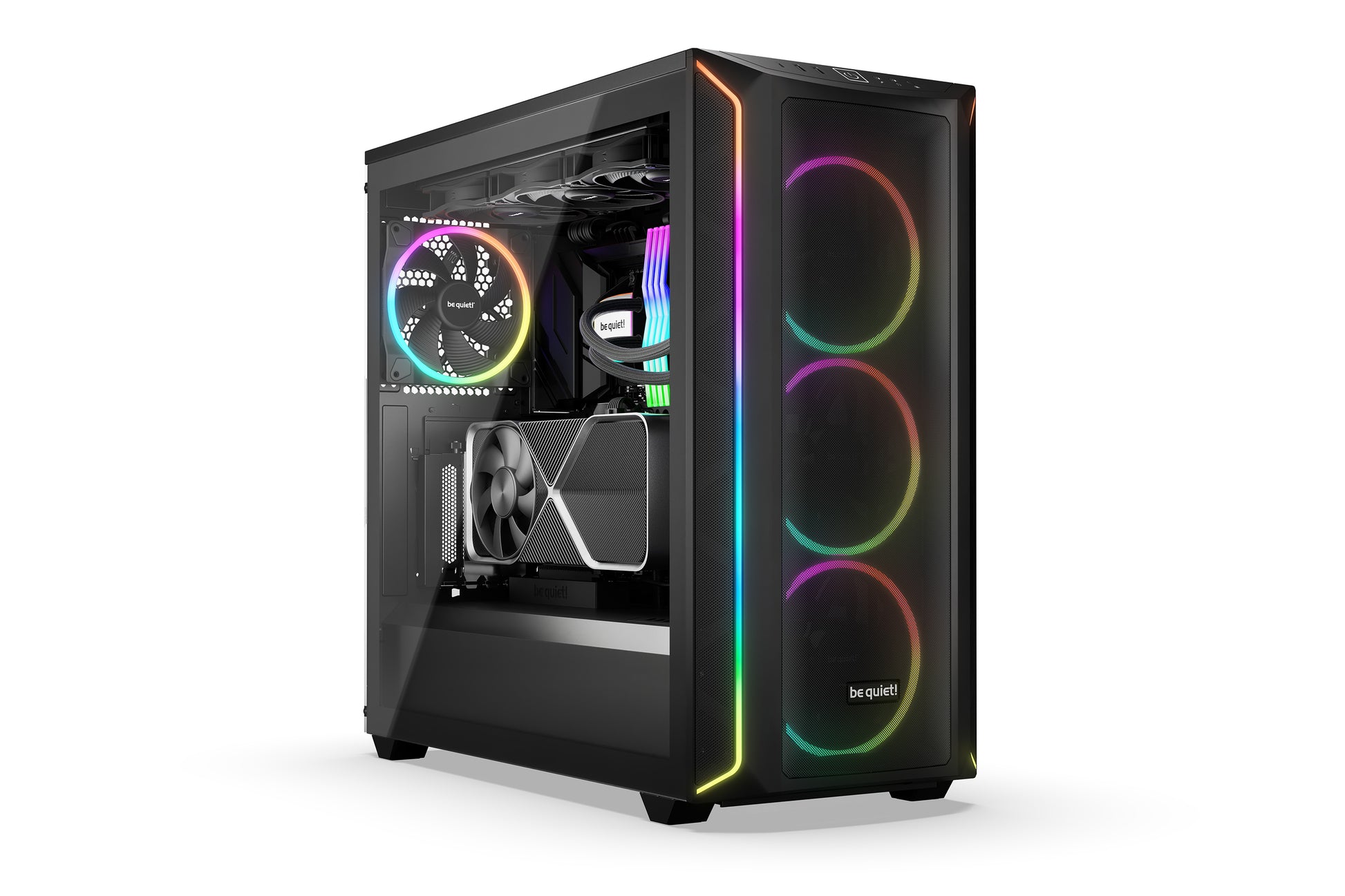 be quiet! be quiet Shadow Base 800 FX – PC-Gehäuse – Schwarz, für ATX/E-ATX/mATX usw., 3×140/1×140 mm