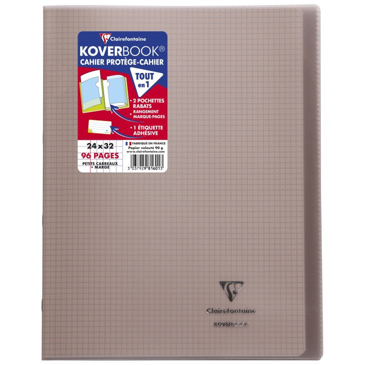 Clairefontaine Notizheft – 240 × 320 mm – kariert – 48 Blatt – 90 g/m² – Softcover – PEFC