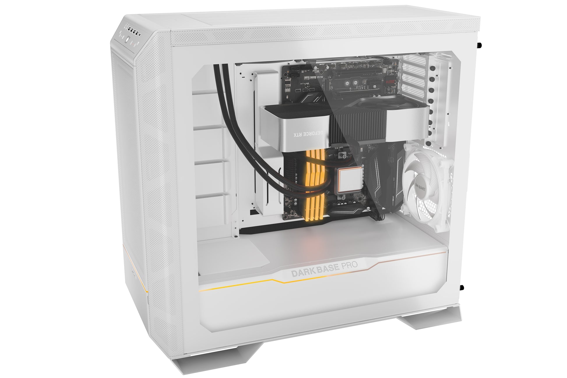 be quiet! be quiet DARK BASE PRO 901 – Tower – Weiss, ATX/EATX/micro-ATX/XL-ATX, Seitenfenster, 8 Slots, 275×604×569 mm