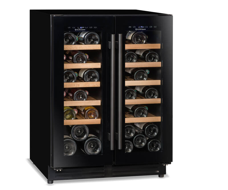 Climadiff Weinkühlschrank CBU40D1B – 120 l, 240 V, Kompressor, Energieeffizienzklasse F
