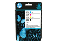 HP Tintenpatronen-Multipack 950/951, CMYK, 4er-Pack – für Inkjetdrucker und Multifunktionsgeräte
