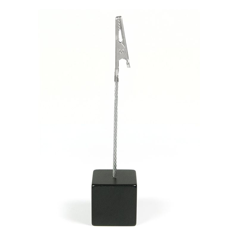 Trendform Zettelbox – 25 × 110 mm, Metall/Harz, schwarz