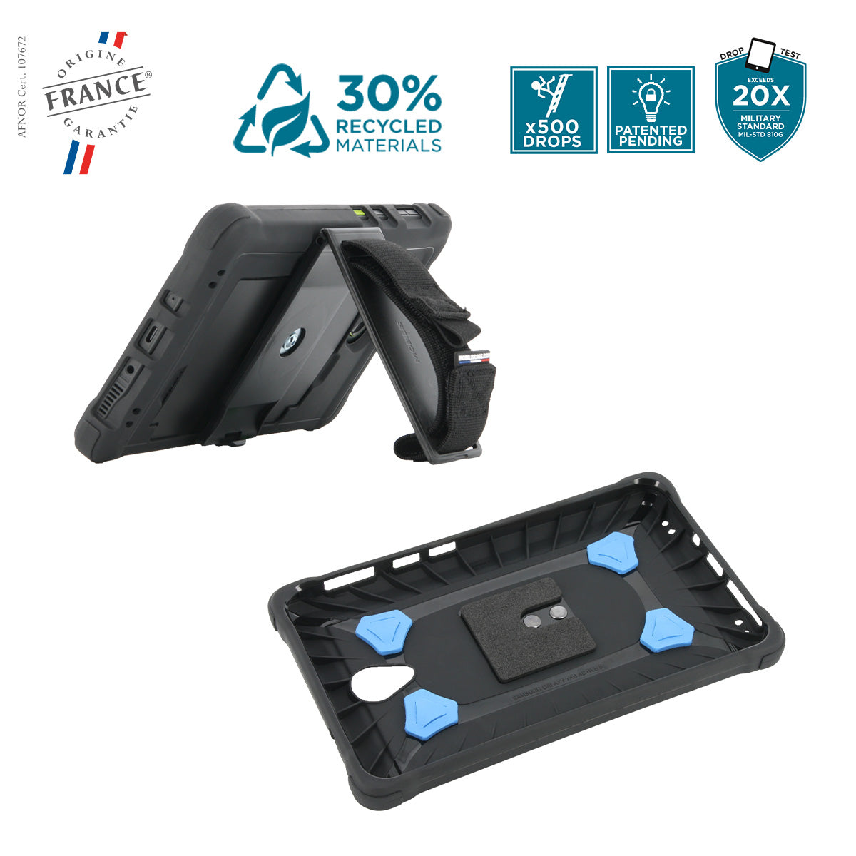 Mobilis Tablet-Hülle für Galaxy Tab Active5 8" – Schwarz